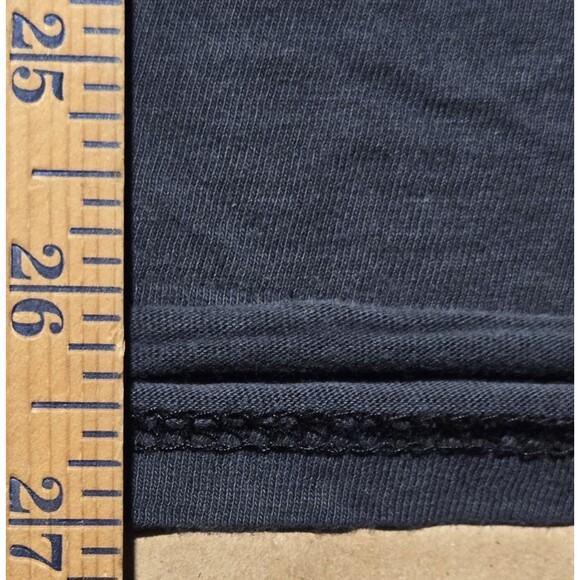 Retro Guns N Roses Shirt XL THRASHED American Flag Skull 2010 Black Frog READ - Picture 9 of 14